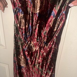 Ralph Lauren Printed Sleeveless Halter Gown